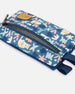 Double Pencil Case Green Cat Print - H20ZEC_006