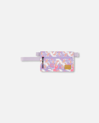 Double Pencil Case Lilac Cat Print - H20ZEC_008
