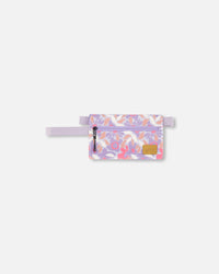 Double Pencil Case Lilac Cat Print - H20ZEC_008