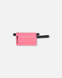 Double Pencil Case Black Retro Flower Print - H20ZEC_013