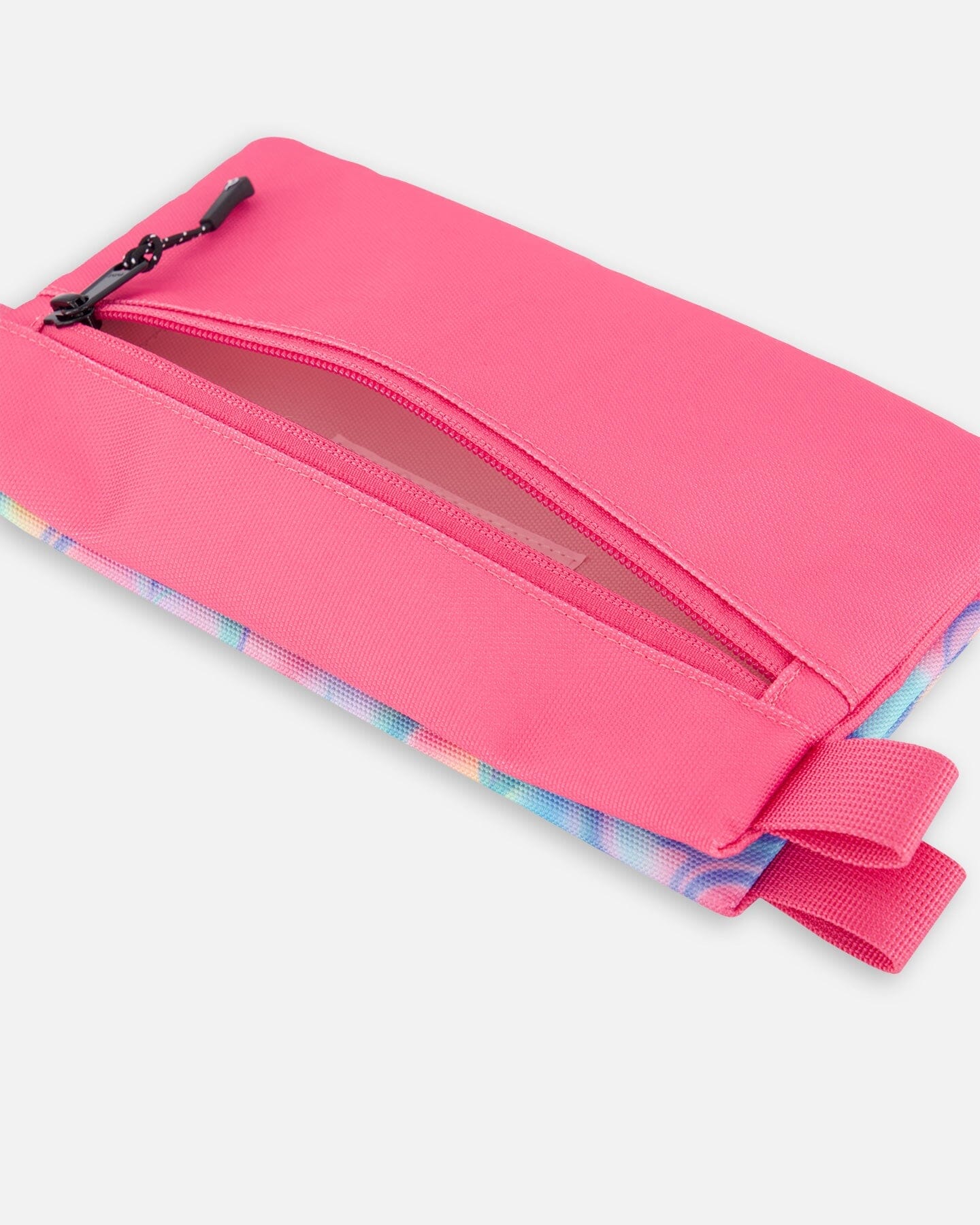 Double Pencil Case Rainbow Heart Print - H20ZEC_017