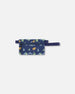 Double Pencil Case Navy Animal Print - H20ZEC_030