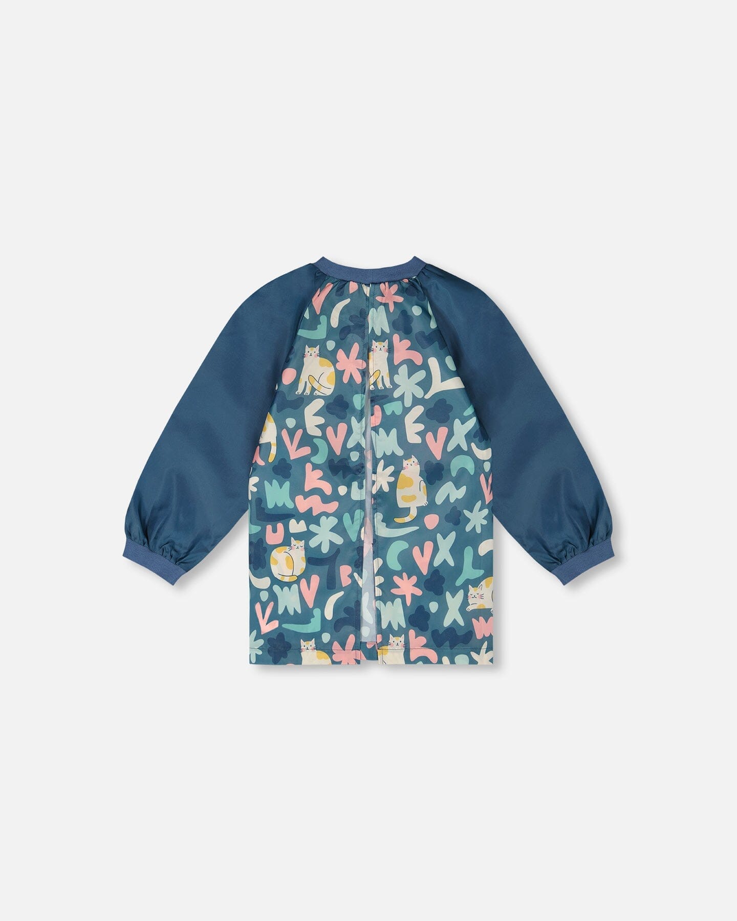 School Apron Green Cat Print - H20ZTA_006