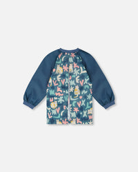 School Apron Green Cat Print - H20ZTA_006