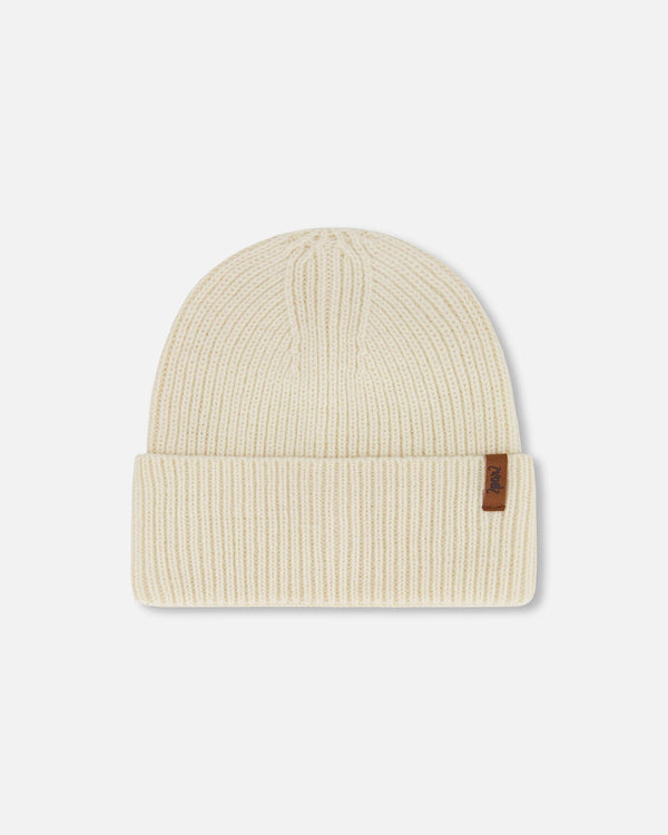 Mid-Season Knit Hat Light Beige - H20ZW01_138