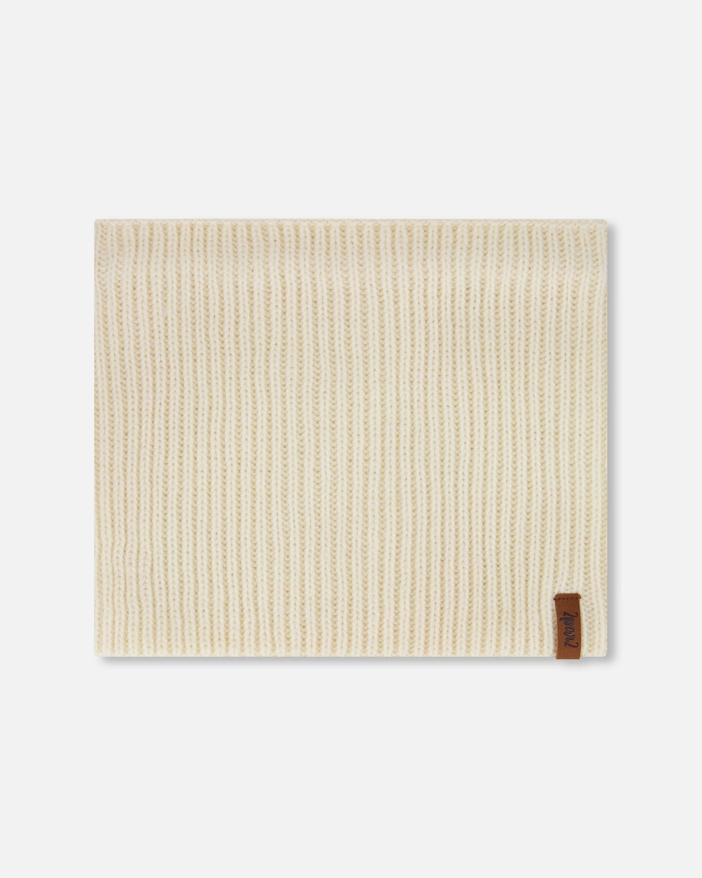 Mid-Season Knit Neck Warmer Light Beige - H20ZW02_138