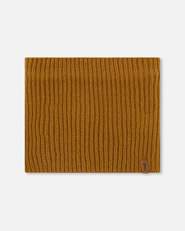 Mid-Season Knit Neck Warmer Brown Pecan - H20ZW02_948