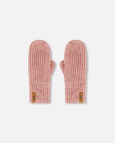 Mid-Season Knit Mittens Dusty Pink
