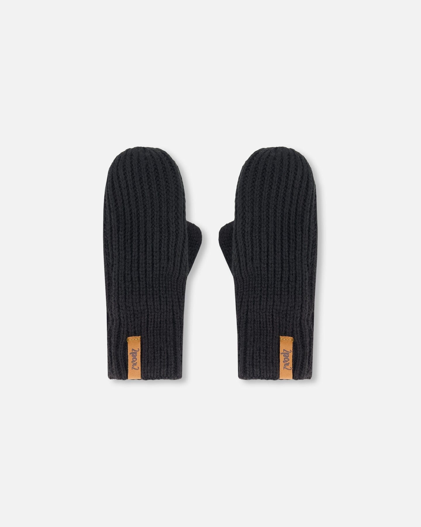 Mid-Season Knit Mittens Black - H20ZW07_999