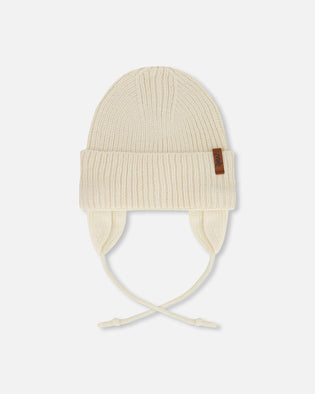 Baby Mid-Season Knit Hat Light Beige - H20ZW08_138