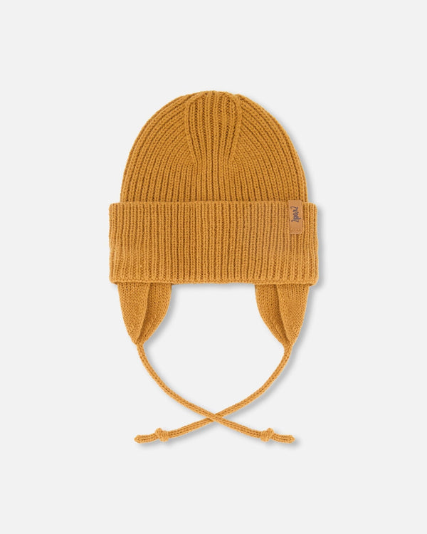 Baby Mid-Season Knit Hat Brown Pecan - H20ZW08_948