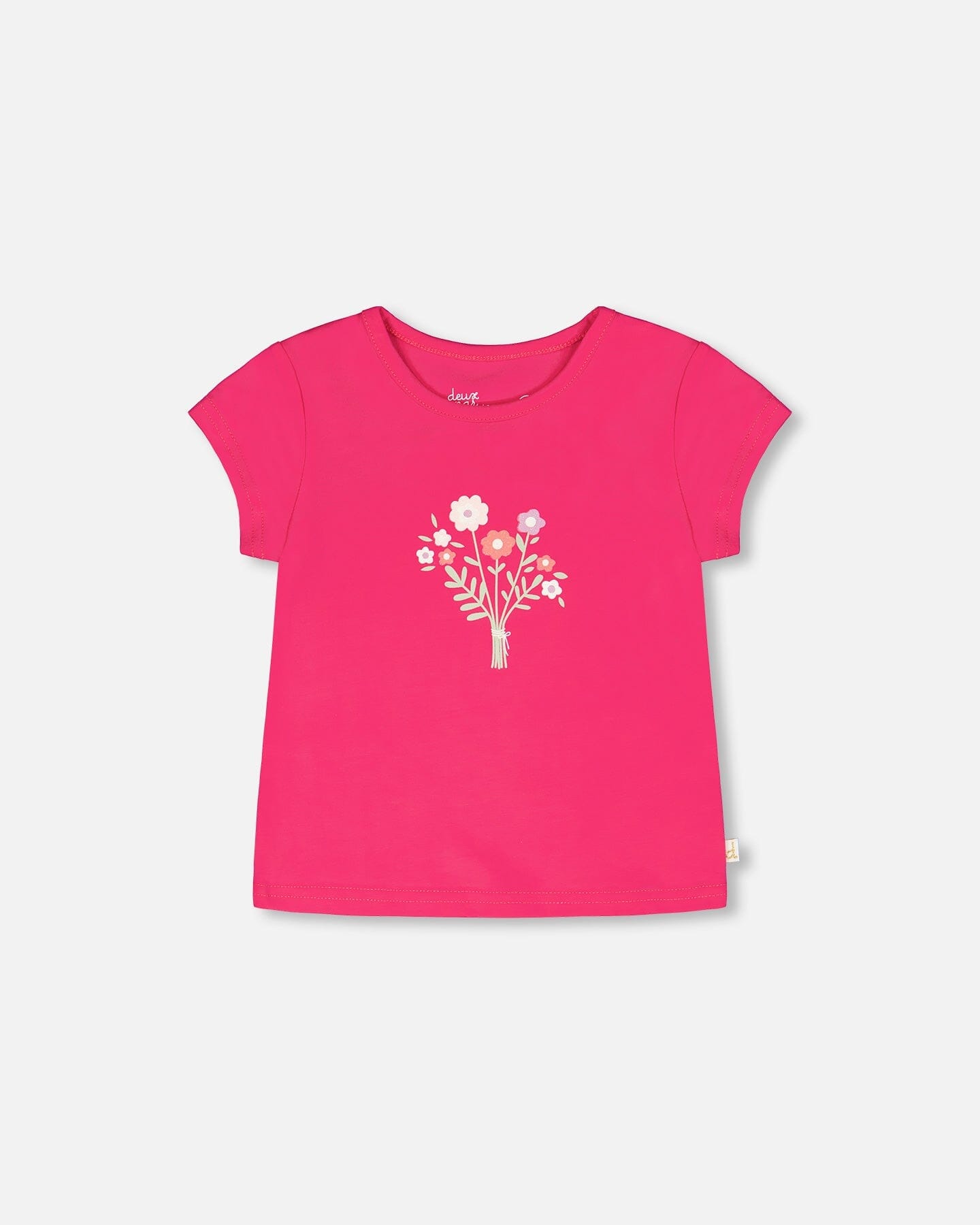 Organic Cotton Jersey T-Shirt Pink - H30F70_06870