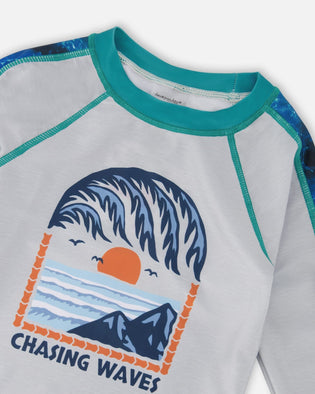 Long Sleeve Rashguard Pale Gray - H30OB50_01190