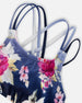 Two-Piece Swimsuit Blue Rose Print - H30OG23_3H144