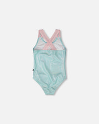 One-Piece Swimsuit Aqua - H30OG90_04040