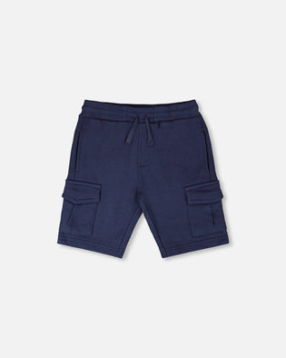 French Terry Shorts Blue - H30T27_04840