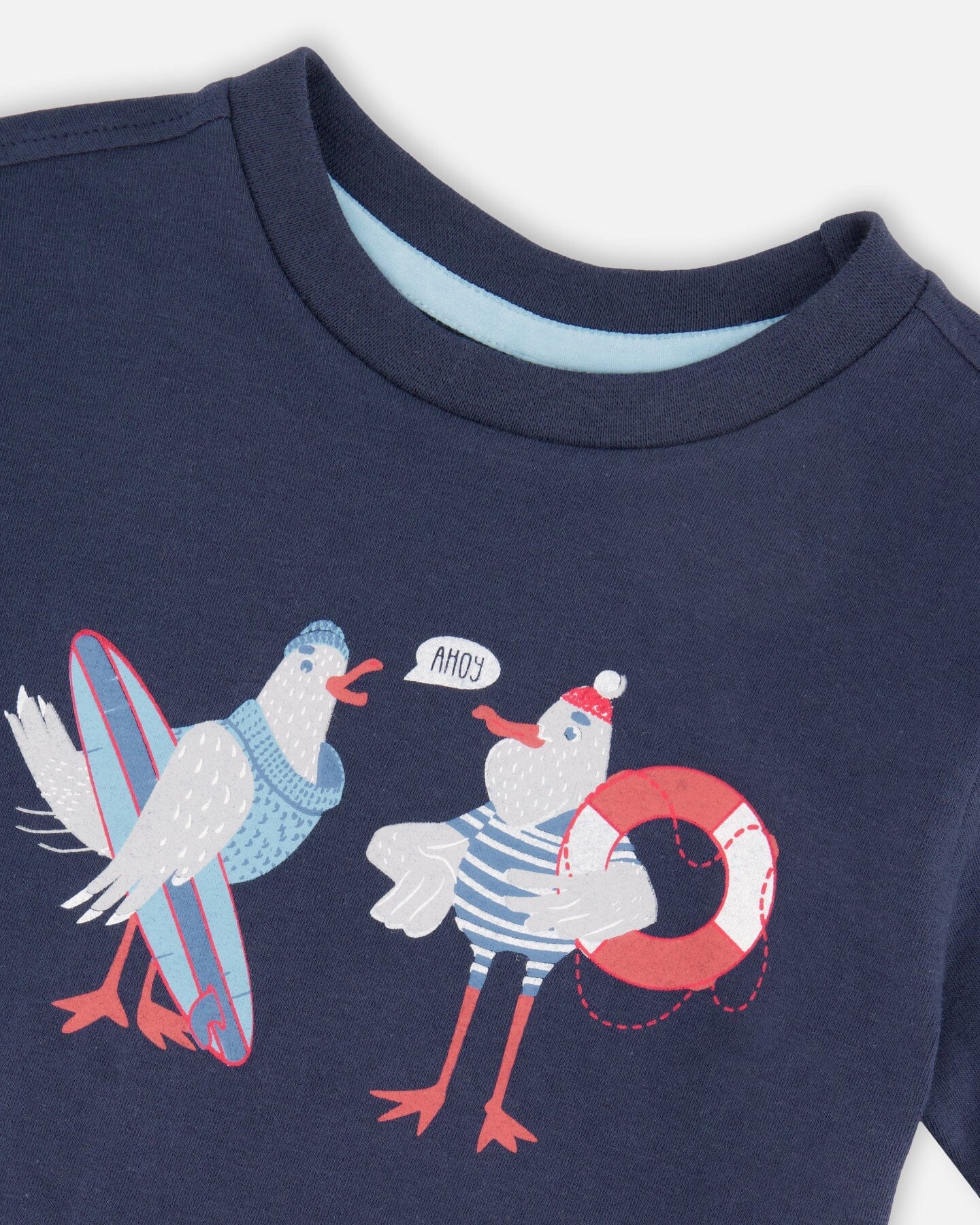 Organic Cotton Short Sleeve T-Shirt Blue - H30T71_04840