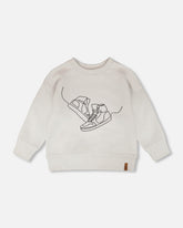 French Terry Sweatshirt Pale Grey