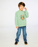 French Terry Sweatshirt Pale Green - H30U30_03350