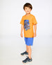 Organic Cotton Jersey T-Shirt With Bmx Print Orange - H30U75_08640
