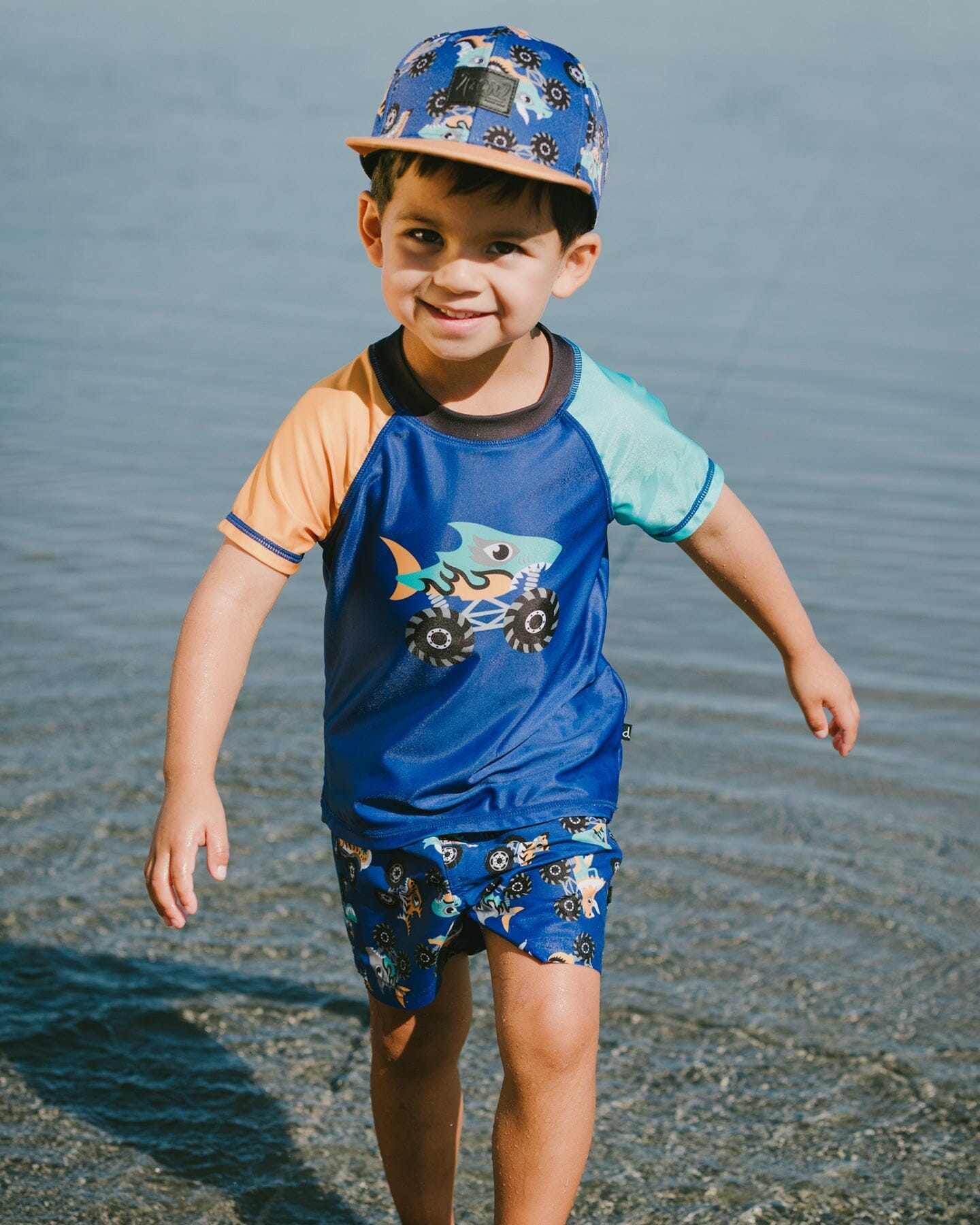 Cap Blue Truck Print - H30VBC_3H160