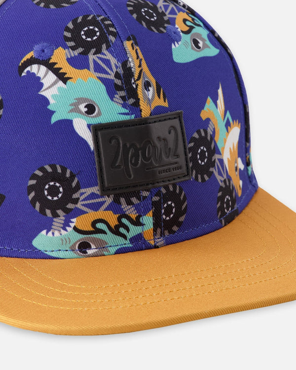 Cap Blue Truck Print - H30VBC_3H160