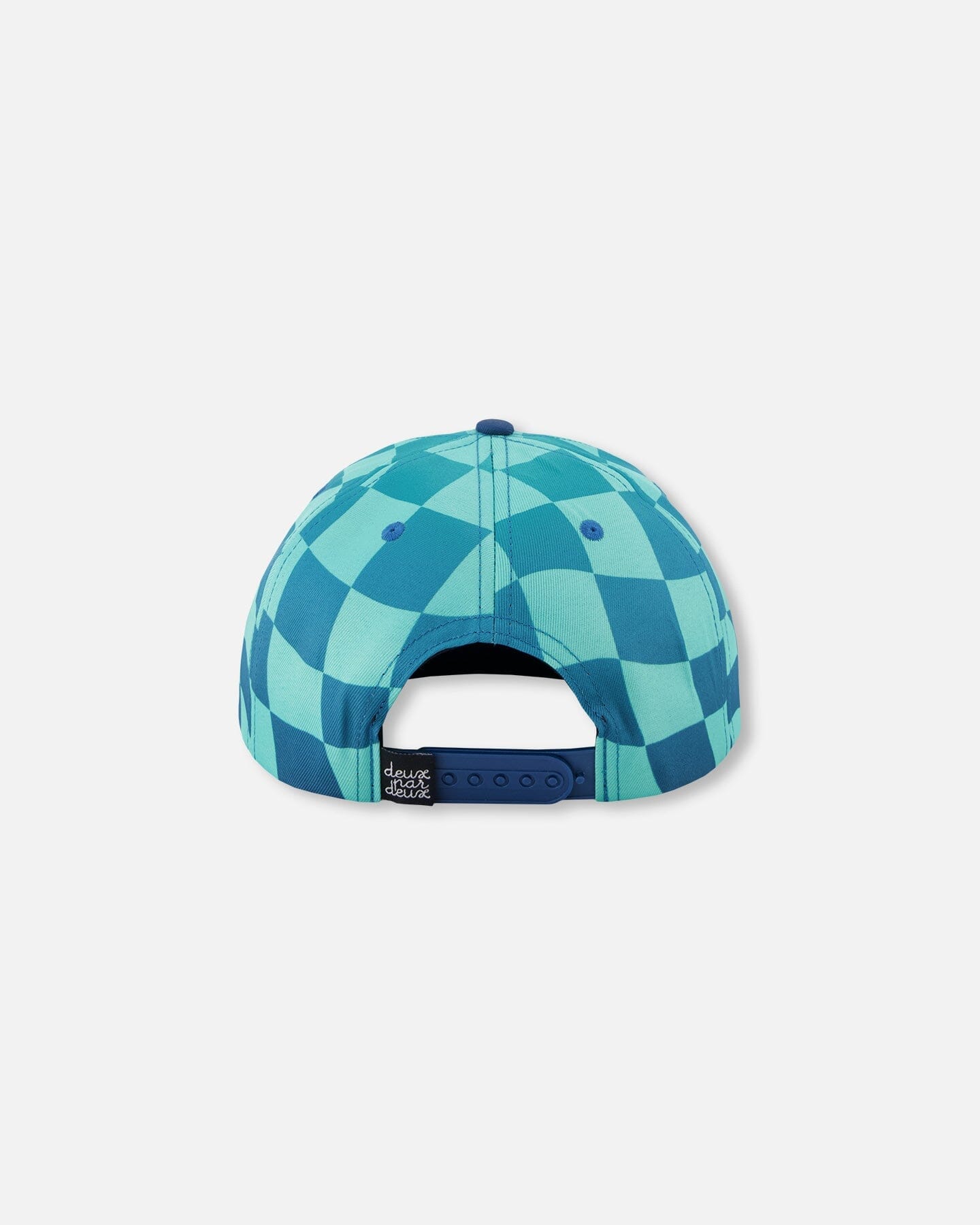 Cap Teal Printed Checkerboard - H30VBC_3H190