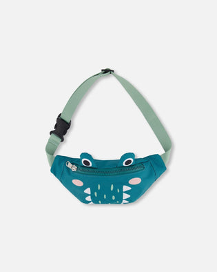 Crocodile Fanny Pack Turquoise - H30VF2_03890