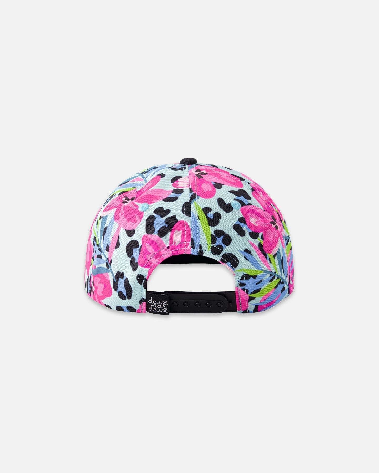 Cap Blue Floral And Leopard Print - H30VGC_3H155