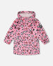 Rain Jacket In Polyurethane Pink Heart Print - H30W50_3H024