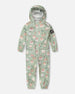 Rain One-Piece In Polyurethane Green Frog Print - H30W72_3H022