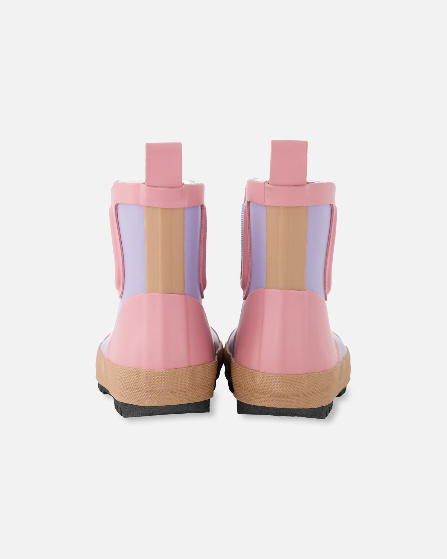 Short Rain Boots In Natural Rubber Lavender - H30WB11_05002