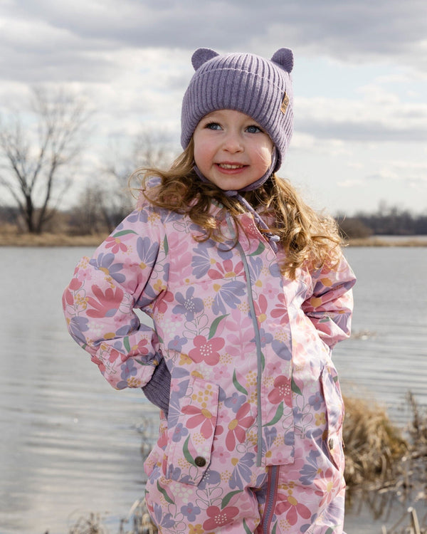 Baby Knit Hat Lavender - H30WT23_05002