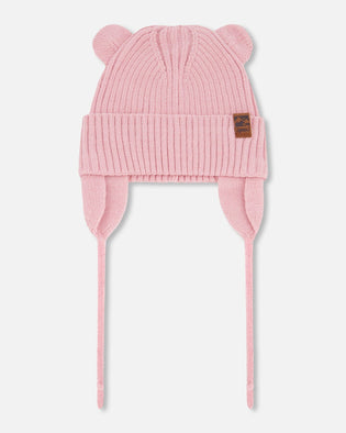 Baby Knit Hat Pale Pink - H30WT23_06003