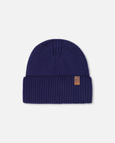 Knit Hat Navy Blue