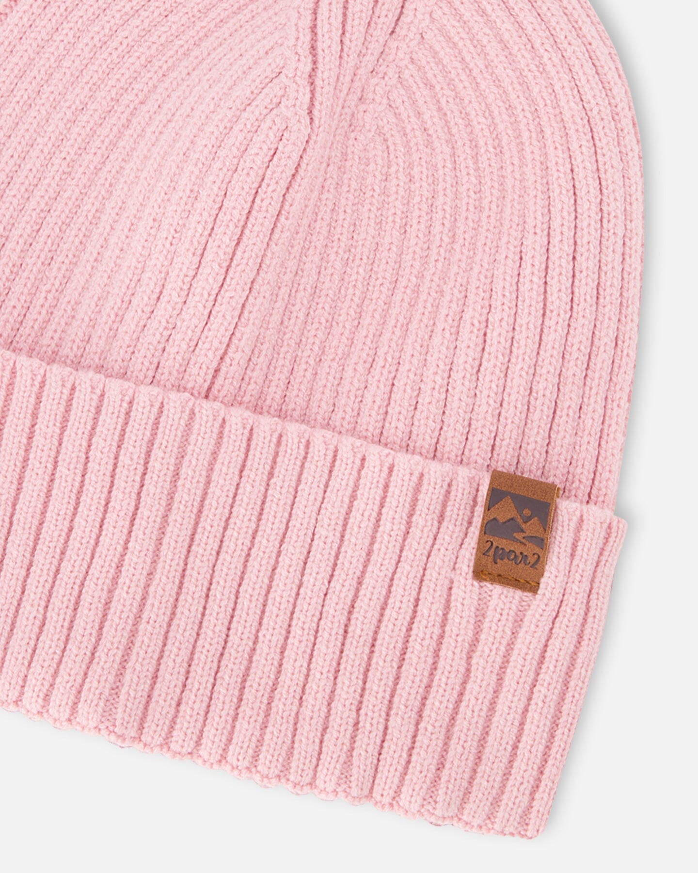 Knit Hat Pale Pink - H30WT24_06003