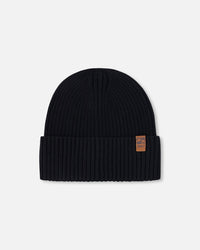 Knit Hat Black - H30WT24_09990