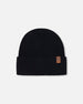 Knit Hat Black - H30WT24_09990
