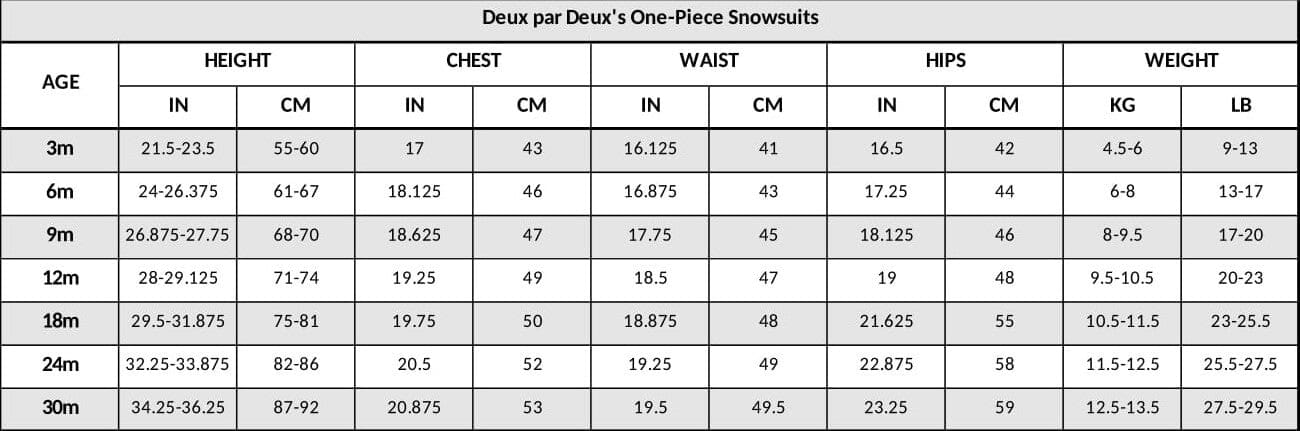One-Piece Baby Layette Snowsuit Designed For Car Seat White Asparagus Snowsuits Deux par Deux 
