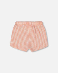 Crinkle Short Light Old Pink Pants & Shorts Deux par Deux 