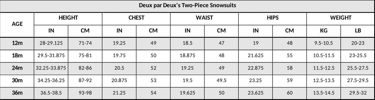Two-Piece Baby Snug Snowsuit Gray Snowsuits Deux par Deux 