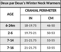 Lined Knit Neckwarmer Multicolor Winter Accessories Deux par Deux 