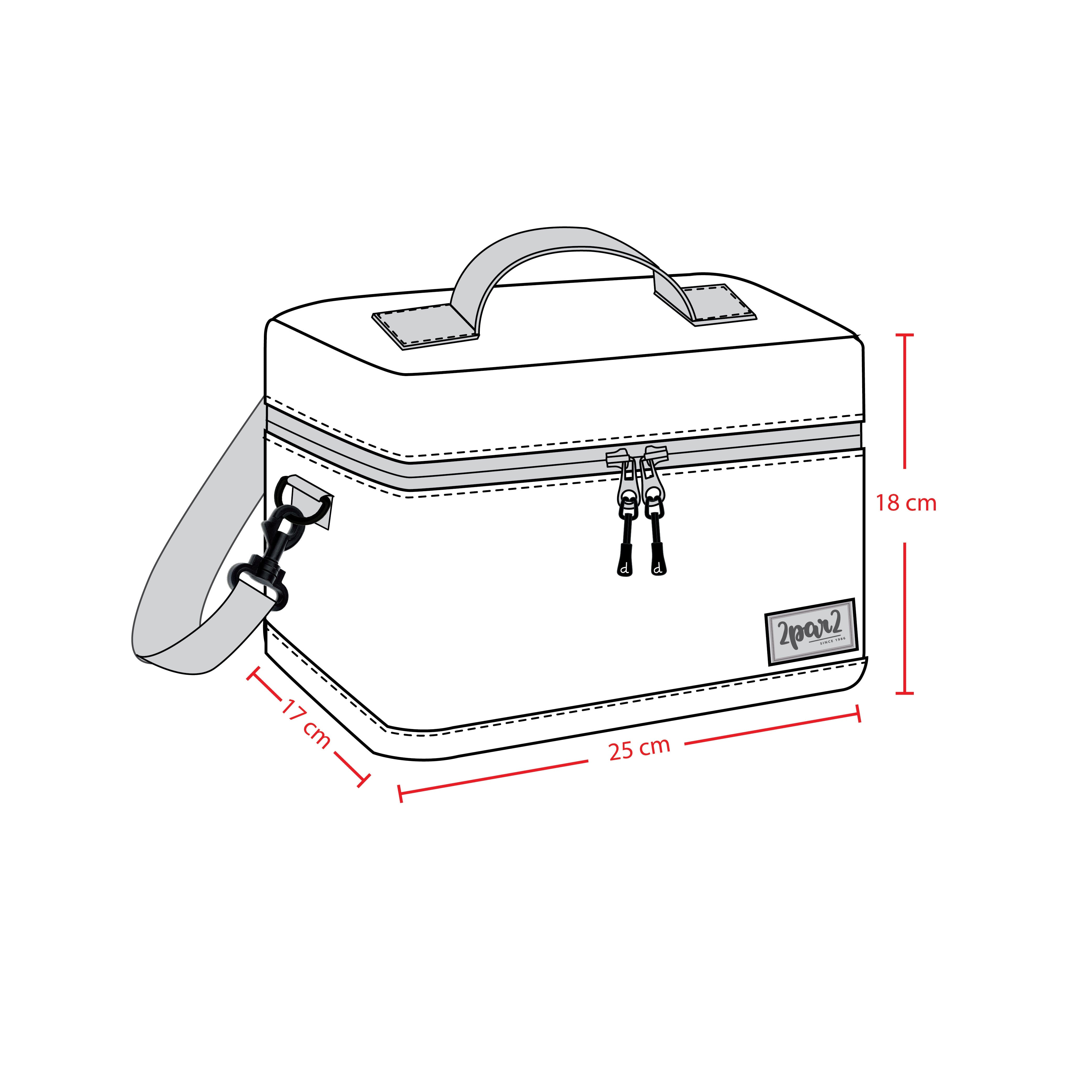 Lunch Box Butterflies On Multicolored And Vibrant Pink Background School Supplies Deux par Deux 